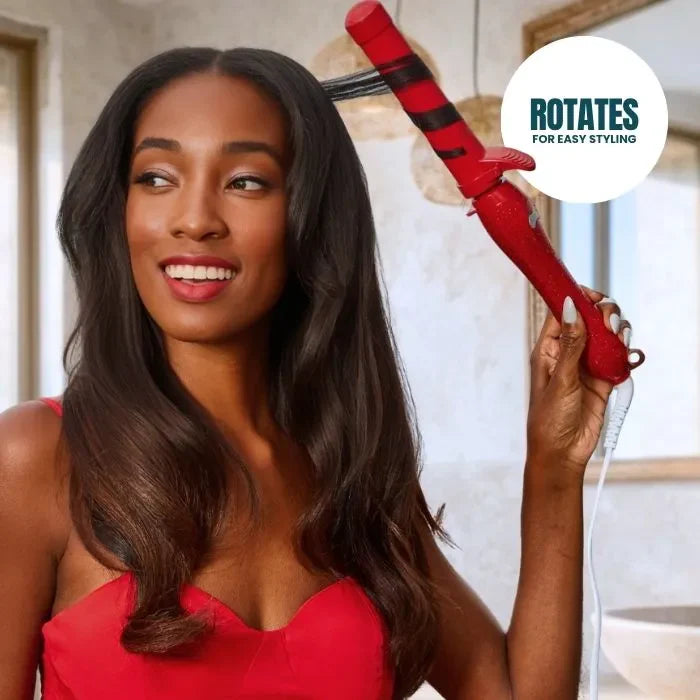 Beachwaver®B1.25 - Red Glitter