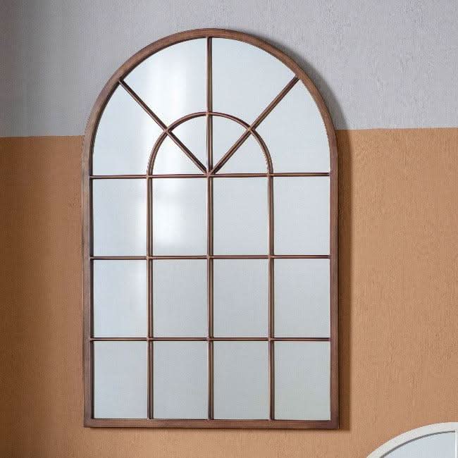 Kelly Bronze Arched Wall Mirror