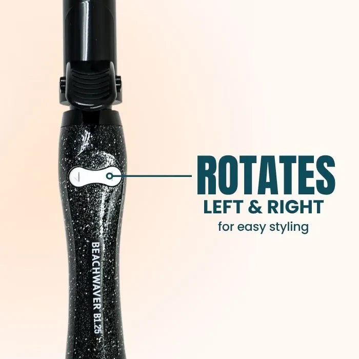 Beachwaver®B1.25 - Black Glitter