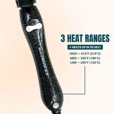 Beachwaver®B1.25 - Black Glitter