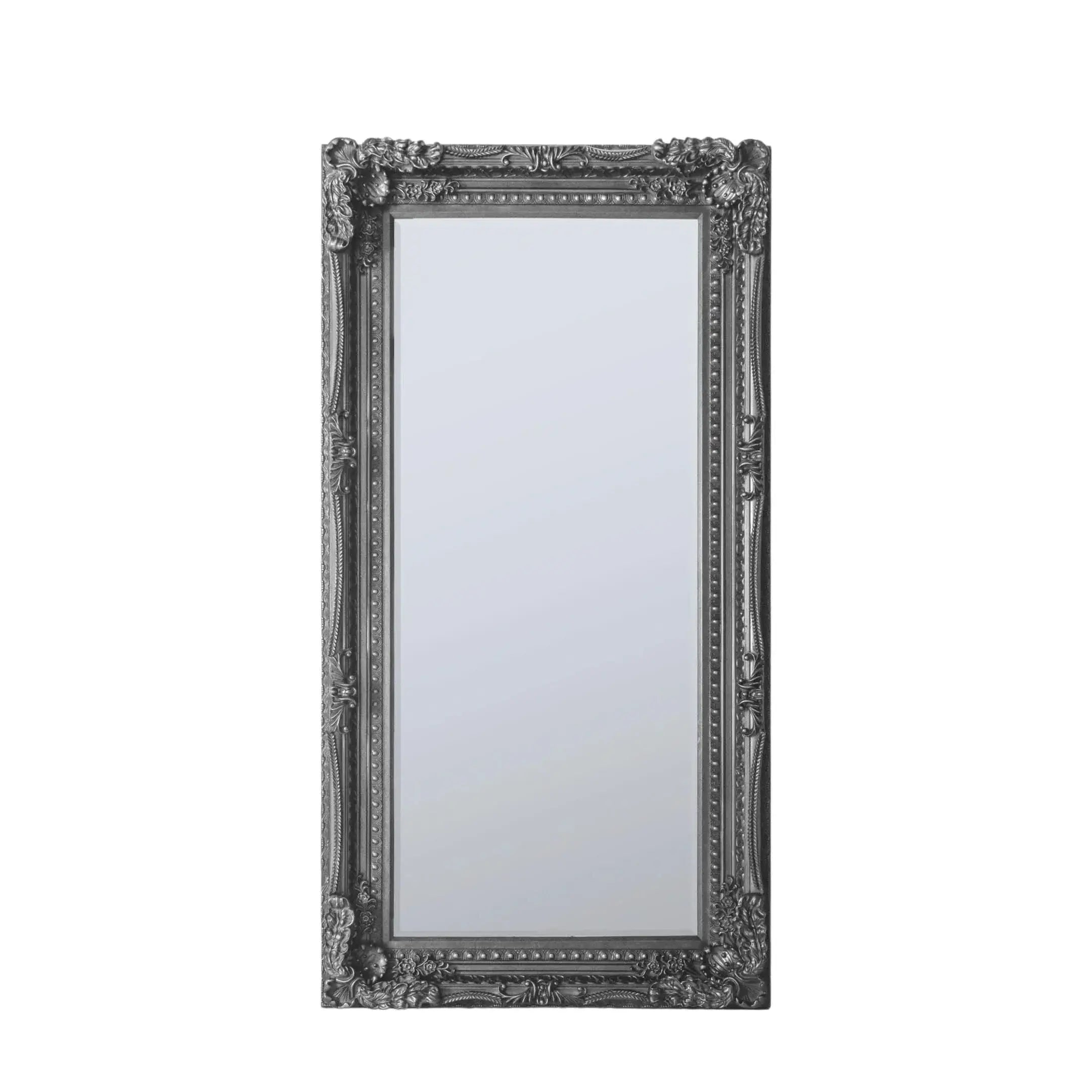 Charles Leaner Mirror in Silver 176cm x 90cm