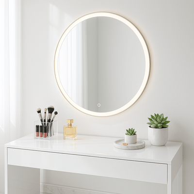 Ava Round Wall Mounted Mirror 80cm